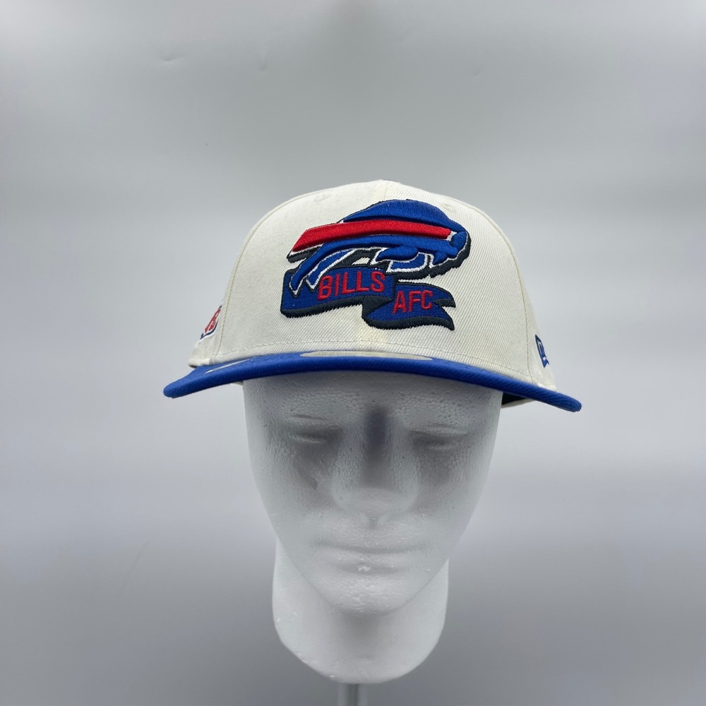 New Era Cap Mens 7 5/8 NFL Buffalo Bills AFC 59FIFTY Low Profile Hat 60279758